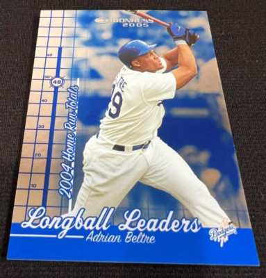 ADRIAN BELTRE Dodgers 2005 Donruss Longball Leaders #LL-2 MLB HOF #0372/1500