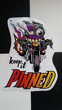 ¡Gardez-le épinglé ! autocollant par ¡SIGNE DE DANGER ! chopper cafe racer custom bike monster