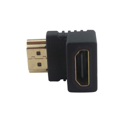 HDMI 1080p rechtwinklig 90 Grad Stecker auf Buchse HDTV Adapter Kupplung Extender - Bild 1 von 3