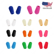 2 Pcs Metric Guitar Toggle Switch M3.5/M4 Tip Knob Cap For Epi Ibanez 11 COLOR