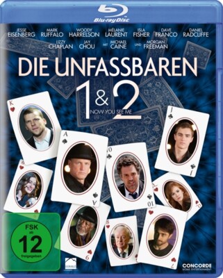 DIE UNFASSBAREN-NOW YOU SEE ME 1 & 2 - EISENBERG,JESSE 2 BLU-RAY NEU