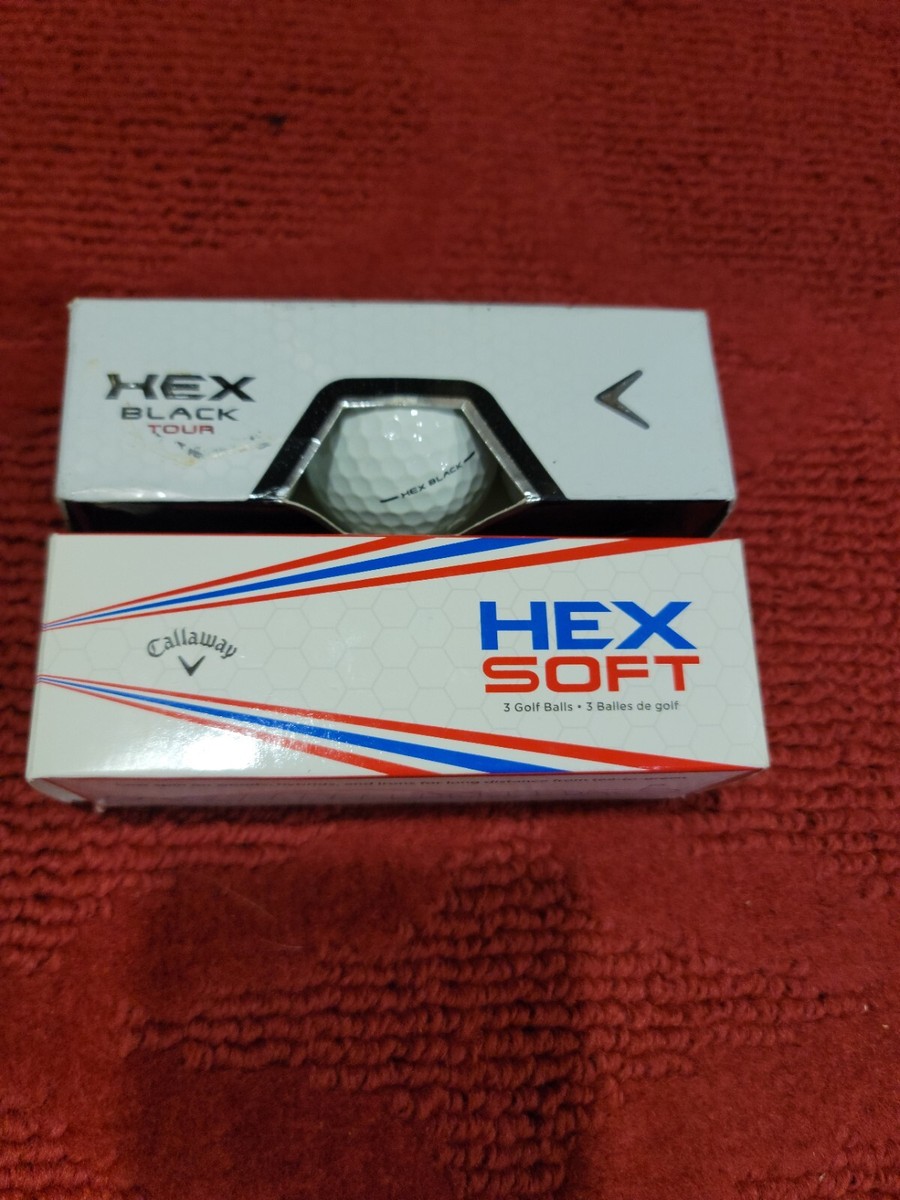 Callaway Hex Black Tour Hex Soft- Golf Balls (6 Balls) - 2 Sleeves