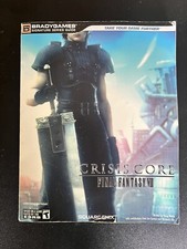 FINAL FANTASY VII 7 Crisis Core Guide Book w/ fold out Poster. Good condition