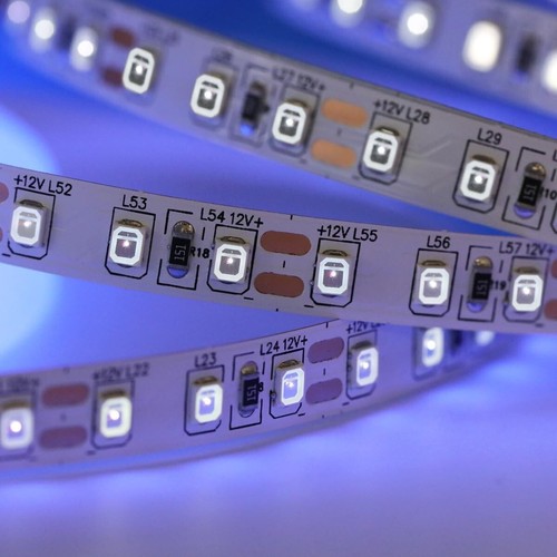 Versatile 12V 365nm UV Blacklight LED Strip - 16.4FT for Glue and Resin Curing - Picture 3 of 9