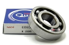 NACHI JAPAN 6306 CM DEEP GROOVE BALL BEARING, OPEN TYPE, NO SEALS 30x72x19mm.