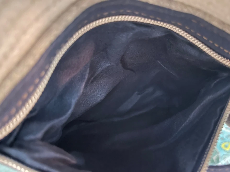 Fuzzy Nation терьер сумка через плечо меховой интерьер новый - Изображение 4 из 4