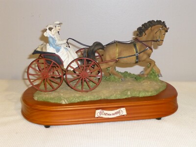GONE WITH THE WIND Vintage San Francisco Music Box Co Rhett Scarlett Carriage