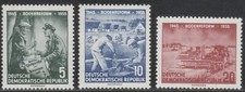 DDR 1955, Mi.-Nr. 481-483**, "Bodenreform", postfrisch, TOP !!