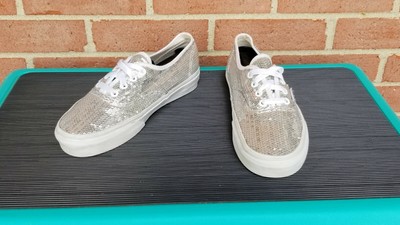 silver sequin tennis shoes womens