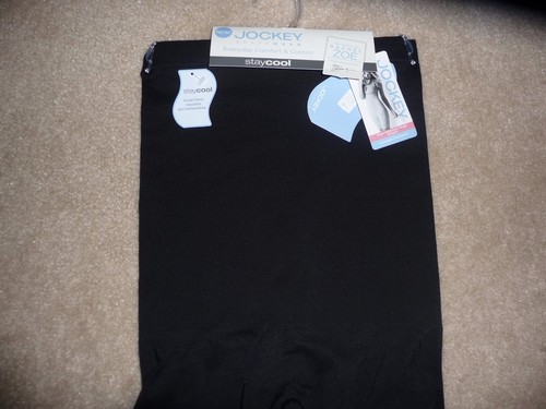 NWT JOCKEY RACHEL ZOE SEAMFREE 4032 STAY COOL HIGH-WAISTED THIGH SHAPER BLK BGE - Picture 11 of 13