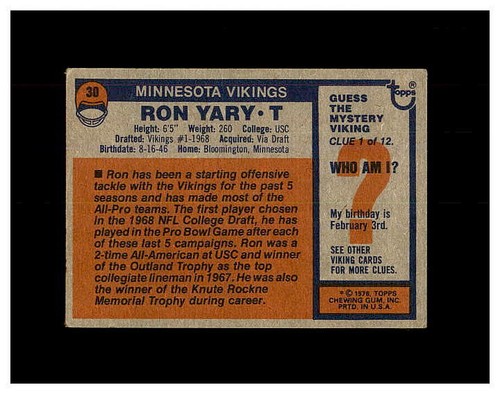 1976 TOPPS FOOTBALL #1-275 YOU PICK SEE PHOTOS OF EVERY CARD STARS *NEW LISTING* - Picture 51 of 497