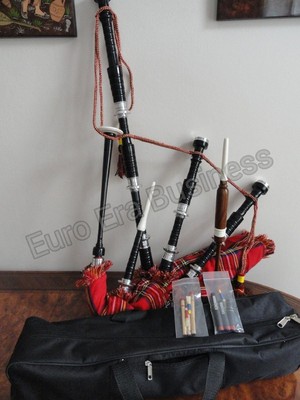 Great Highland Bagpipes By EURO ERA - Nickel Mounts (Beginner Starter Package)
