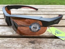 Maxx 8 HD Sunglasses Gray Red Brown Lens 57614