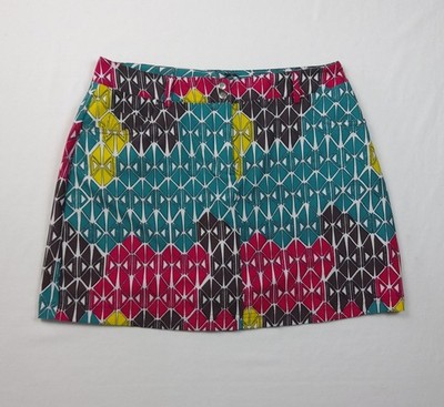 Slazenger Women's Hydro-dri Multi Color Geometric Golf Tennis Pickleball Skort 6