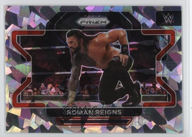 2022 Panini Prizm WWE Ice Prizm Roman Reigns #40 6ns