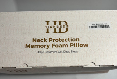 HighBeds Side Sleeper Pillow - Neck Protection - Soft Ergonomic Cervical