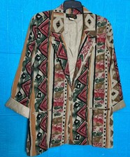 VINTAGE 80'S TONI gARMENT FOR CC MAGIC ABSTRACT GEOMETRIC BLAZER SIZE M