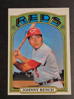 1972 Topps #433 Johnny Bench Cincinnati Reds