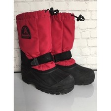 Kamik Pink/Black Insulated Waterproof Duck Winter Snow Boots Girls 5 Canada