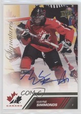 2013 Upper Deck Team Canada Gold Signatures Wayne Simmonds #193 Auto 7i6