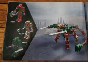 6 Lego Bionicle Metro Nui Toa Complete Sets 8601-8606 with instructions & 1 can