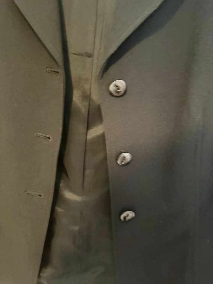 Traje pantalón mujer vintage años 90 negro pantalones y chaqueta talla 12 chaqueta y 6 pantalones Foto 4 de 4