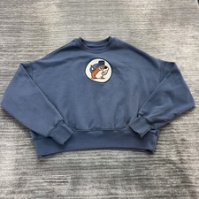 BUC-EE S Sweatshirt Size S Womens Pullover Logo Bucee's Blue