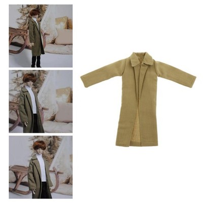 Lässiger Langarm Trenchcoat für Puppe Junge Made in La