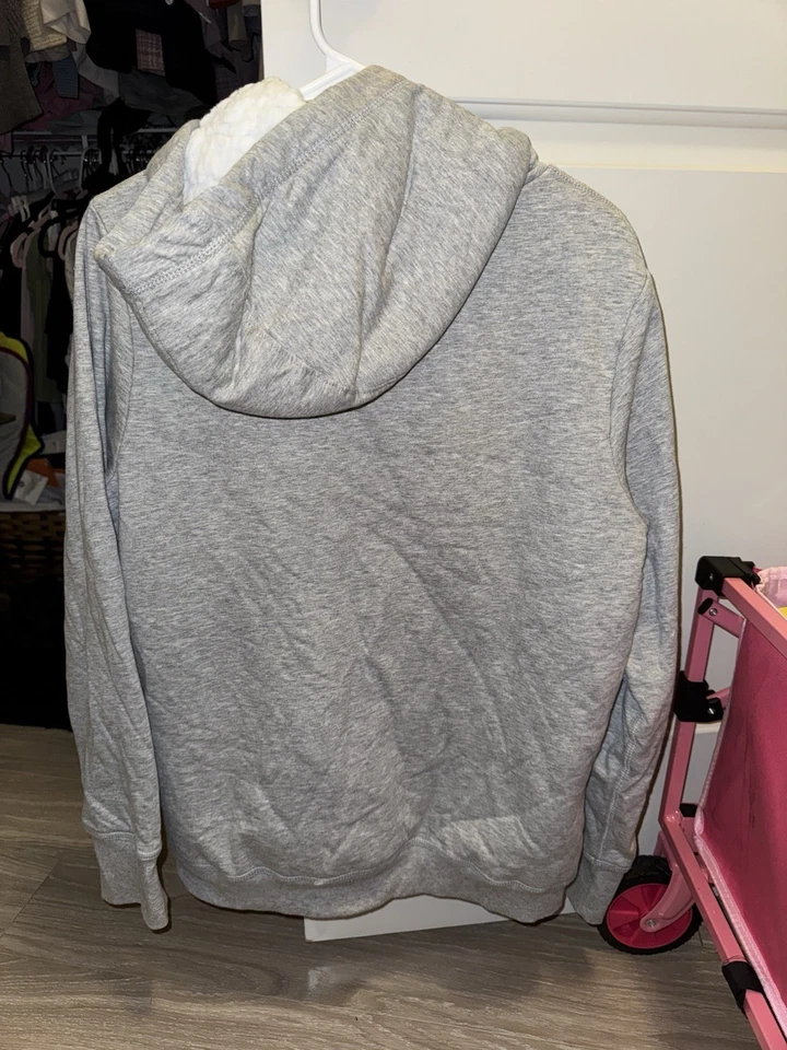 Walt Disney World Mickey Mouse Gray Hoodie, Sherpa Fleece Lined L - Image 3 of 4
