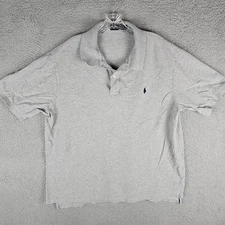 Polo Ralph Lauren Polo Shirt Men 2XB Short Sleeve Golf Performance High Low Slit