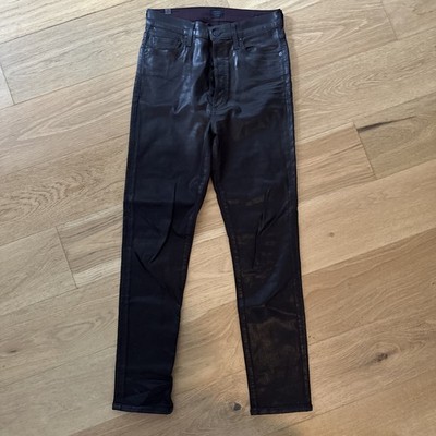 Citizens of Humanity Jeans Women s Size 28 Dark Maroon Shinny Jeans Retro Style