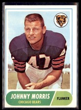 1968 Topps Football Johnny Morris Bears 23