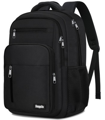 Black Backpack for Men Women, Laptop Travel Backpacks with Reinforced Straps,...