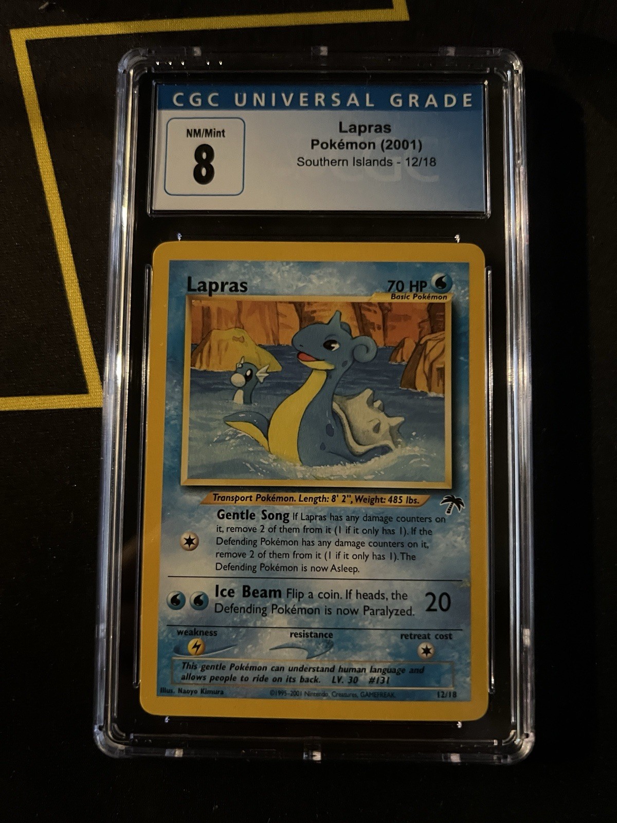 CGC 8 - 2001 Southern Islands Lapras 12/18