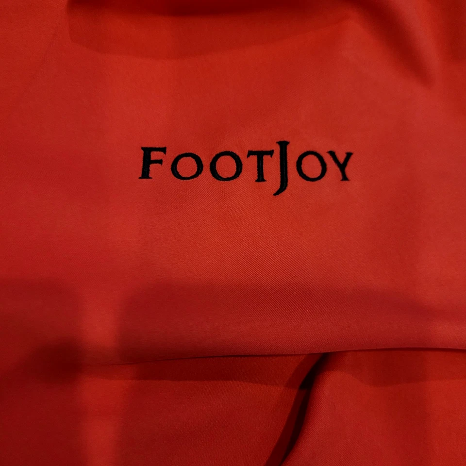 FOOTJOY Pullover Rompevientos XL Vintage Para Hombre Chaqueta Roja Golf Deportes Aire Libre Foto 4 de 4