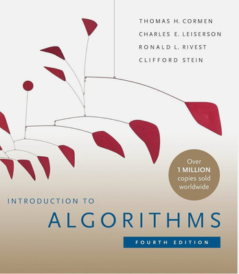 Introduction to Algorithms 4th Edition Cormen Leiserson Rivest Stein (Hardcover)