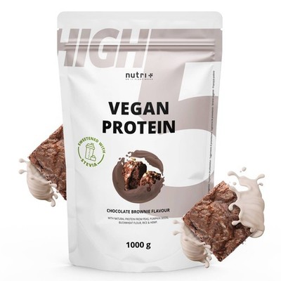 (30,38EUR/kg) Nutri-Plus - Vegan High 5 Protein ohne Soja 1000g Beutel