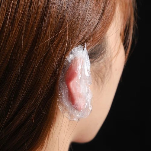 100PCS Plastic Disposable Ear Cover Ear Protector Caps for Shower Salon - Picture 7 of 12