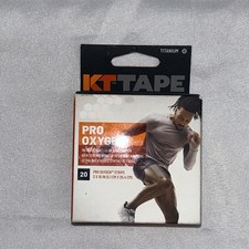 KT Tape Pro Oxygen Strips Titanium 20-Pack 10-inch Strips