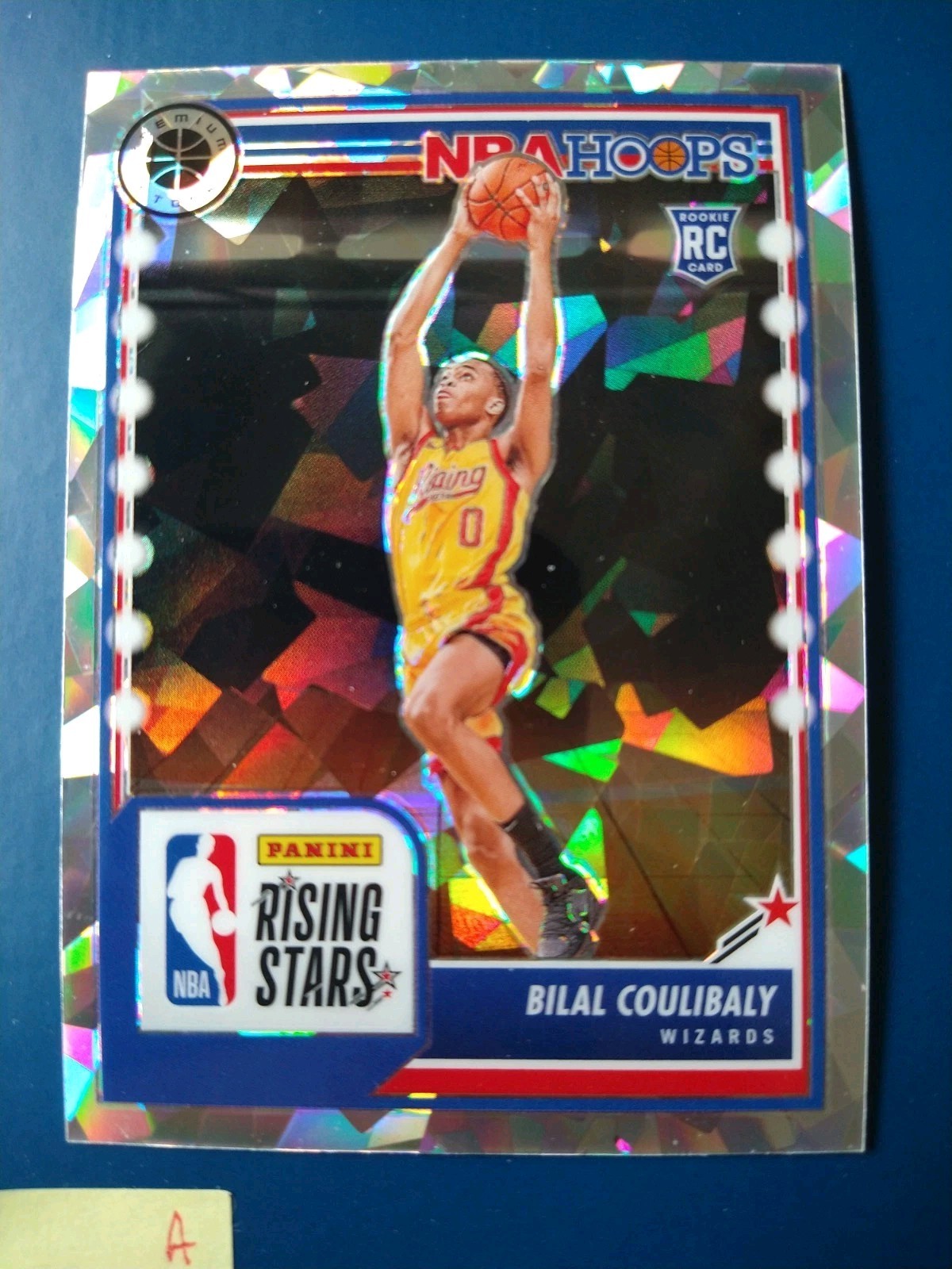 2023-24 NBA Hoops Premium Stock Ice Prizm Bilal Coulibaly #287 Wizards RC