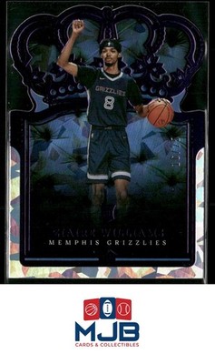 2021-22 Panini Crown Royale Ziaire Williams Crystal Purple #/25 Rookie #51