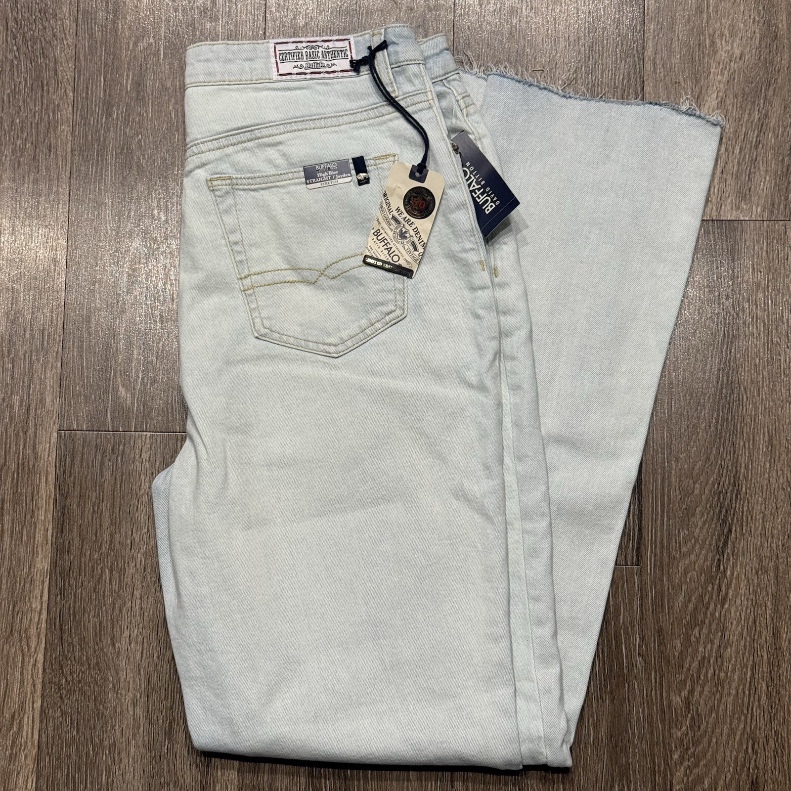 Buffalo David Bitton High Rise Straight Jayden Jeans 50th An
