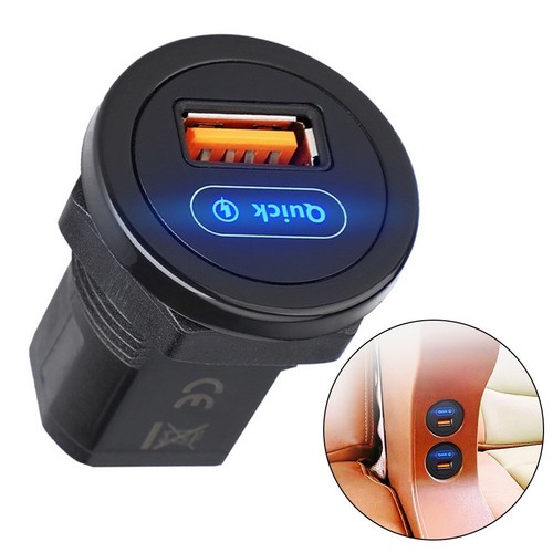 Intelligent Car Charging Socket 18W USB Outlet Compatible with Devices - Zdjęcie 2 z 12