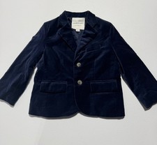 Janie and Jack Navy Blue Blazer Size 3 Velvet