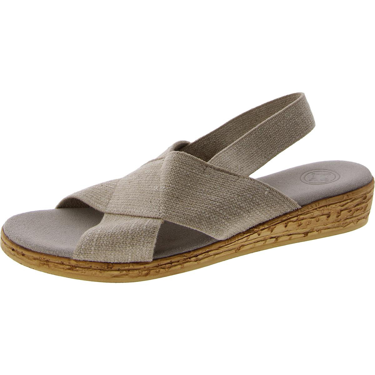 Charleston Shoe Co. Женские босоножки на плоской подошве Atlantic цвета слоновой кости 11 Medium (B,M) 7760