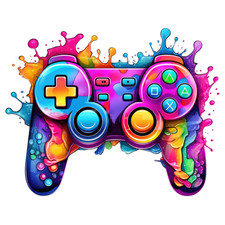 7 x autocollants de voiture autocollants de manette de jeu autocollants 9 x 9 cm