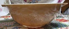 Vintage Pyrex Woodland Brown Tan Cinderella Mixing Bowl 2.5 Qt #443 -10-3/4”