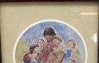 Jesus With Children Inspirational Christian Sweet Artwork Print Framed — photo 3