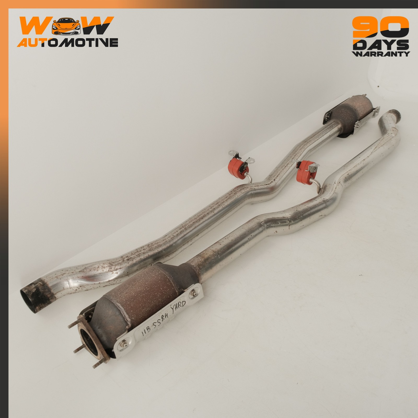 07-17 BENTLEY CONTINENTAL SUPERSPORTS LEFT RIGHT MIDDLE EXHAUST DOWNPIPE OEM
