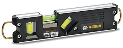 EBISU Level Tool Tobii Light Level ED-23TBLB Black for Scaffolding